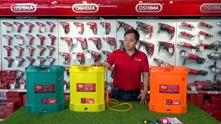 ធុងបាញ់ថ្នាំប្រើអាគុយ OSHIMA OS - 20 | ការណែនាំអំពីផលិតផល (Product introduction)