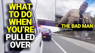 WHAT TO DO WHEN YOU'RE PULLED OVER - FULL TUTORIAL - FREE STUFF TOO.