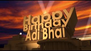 Happy Birthday Adi Bhai