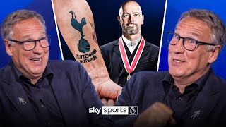 A Tottenham tattoo & knighting Erik ten Hag 🤣 | Paul Merson’s HILARIOUS Super Sunday appearance