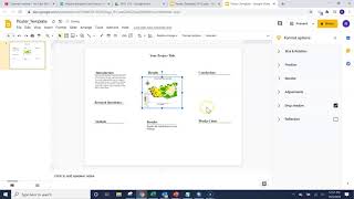 Add Map/Format Project Google Slides