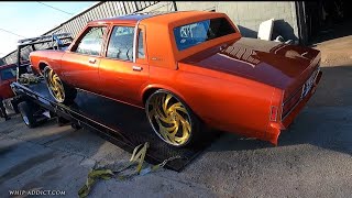 WhipAddict: Tire Kingz Friday Shop Visit, KK Customs Whipz, 76' Monte Carlo on 26s, Mook's Box