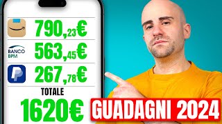 GIFT CARD AMAZON e SOLDI su PAYPAL 💰 quanto ho GUADAGNATO nel 2024