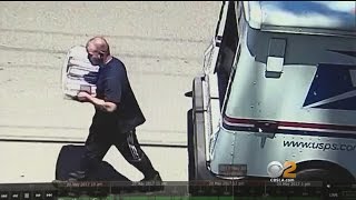 Captured On Camera: Bold Thieves Steal Boxes Of Mail From Postal Truck
