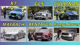 Best luxury SUV: BMW X7 vs Mercedes-Maybach GLS vs Range Rover vs Bentayga vs Rolls-Royce Cullinan