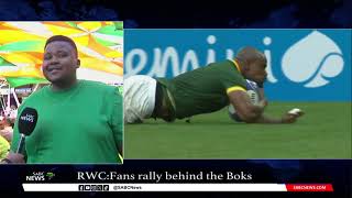 RWC 2023 | Fans rally behind the Boks in their match against Romania
