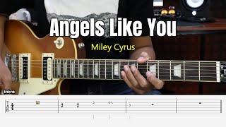 Angels Like You - Miley Cyrus - Guitar Instrumental Cover + Tab