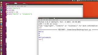 Python String and Number Output