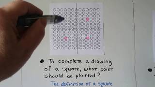 G.E.D. Math 22b, Plotting ordered pairs on G.E.D. answer sheet