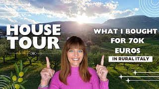 What I bought for 70K Euros in rural Italy - house and land tour! 🫒 🏔️ 🏠