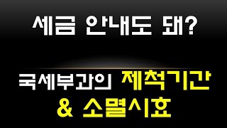 세금안내도 돼?미납세금 제척기간과 소멸시효(상속세,증여세)