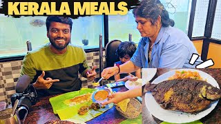 KERALA SPL FULL MEALS!! 670₹ பொறித்த மீன் 🐟 திருவனந்தபுரம் TO திருநெல்வேலி | DAN JR VLOGS