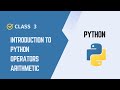 Arithmetic Operations in Python | Python Operators for Beginners
