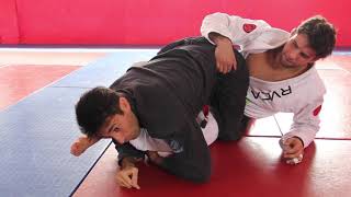 Toehold from the half guard - Gabriel Rollo