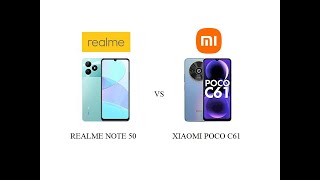 Realme Note 50  Vs Xiaomi Poco C61