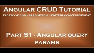 Angular query params