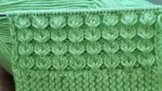 6 फंदो की बेहद आसान सुंदर बुनाई डिजाइन#easy knitting patterns sweater jacket cardigan cap scarf etc👌