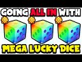 I went ALL IN with MEGA LUCKY DICE in Pet Sim 99