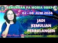 RENUNGAN PA MORIA GBKP MINGGU INI 02 - 08 JUNI 2024