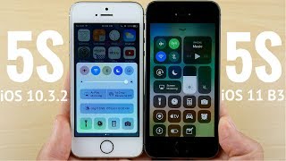 iPhone 5S iOS 10.3.2 vs iPhone 5S iOS 11 Beta 3!