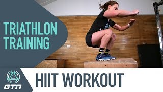 HIIT Style Workout For Triathletes | Stay Fit When You Have To Train Indoors