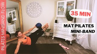 INTENSE MAT PILATES w/ Resistance Band | 35 Min | Lower Body + Core | Multi-Level