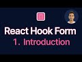 React Hook Form Tutorial - 1 - Introduction