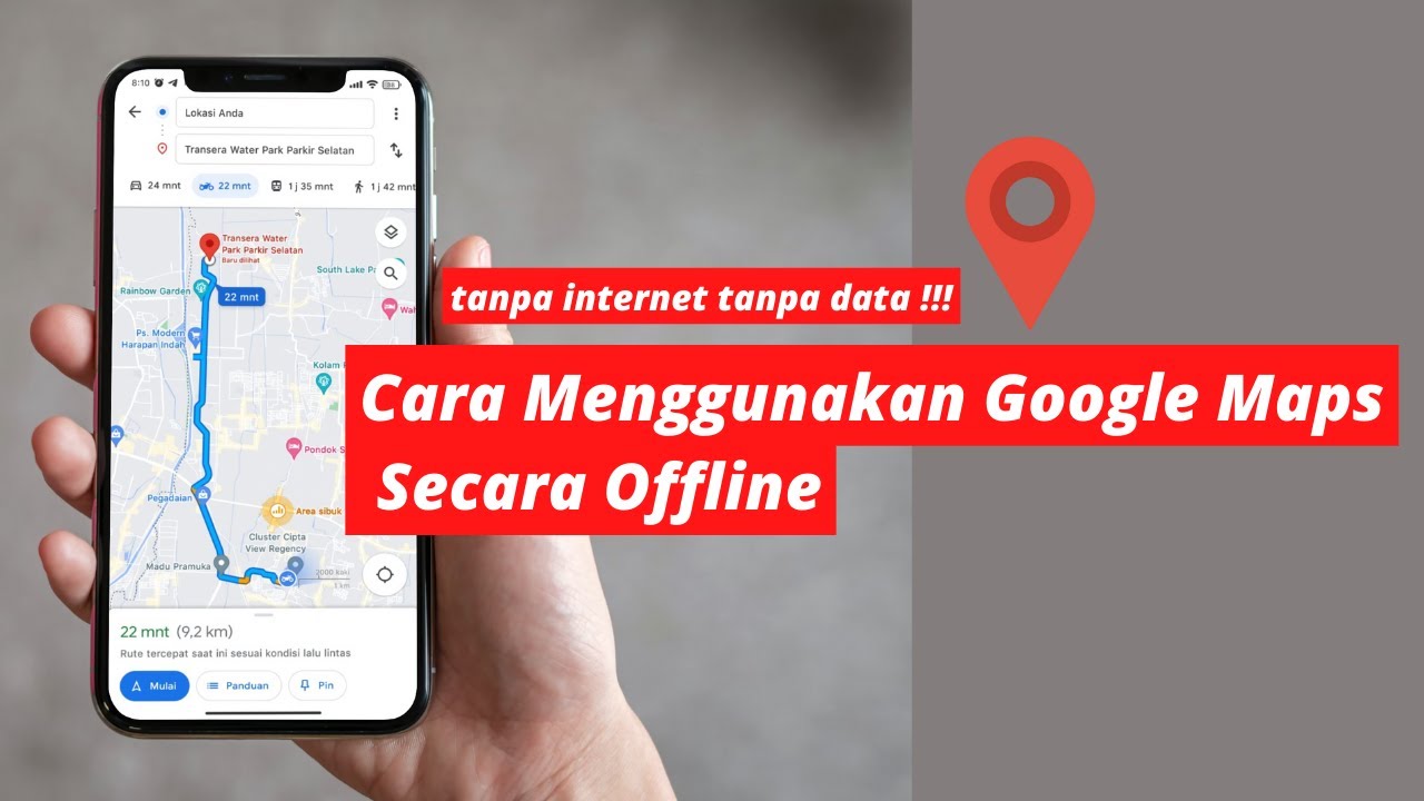 Cara Menggunakan Google Maps Secara Offline - YouTube