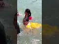 public river bath in open new viral trending cute girls