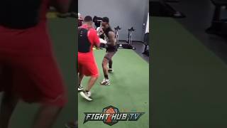 Jermell Charlo 1st look preparing for Canelo! Displays POWER & slick footwork!