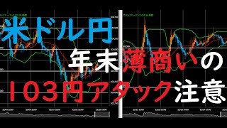 【米ドル円】FX年末の見通し　12/28（月）以降