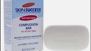 This is what Palmer’s skin success anti dark spot complexion bar soap will…….