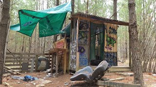 Abandoned Shed in the Forest