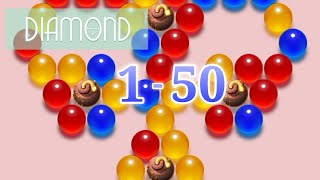 Bubble shooter jewelry maker, level 1 to 50, 25 September 2022