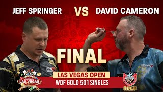 Jeff Springer vs David Cameron | Mens 501 Gold Event Final | Las Vegas Open 2025