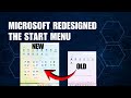Microsoft Starts Rolling Out Redesigned Start Menu