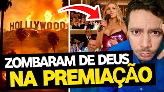 HOLLYWOOD DEBAIXO DE F0G0 - EM PREMIAÇÃO AS ATORES Z0MBARAM DE DEUS Oração do salmo 91