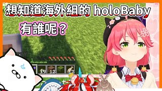 Miko覺得海外組的holoBaby是誰呢？【hololive｜中文翻譯｜#櫻巫女｜#さくらみこ｜#SakuraMiko】