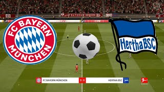 FIFA 20 | Bayern Munich vs Hertha Berlin | Bundesliga 2020/21 | Full Match & Gameplay