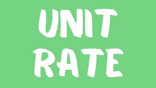 Solving unit rate algebra problems