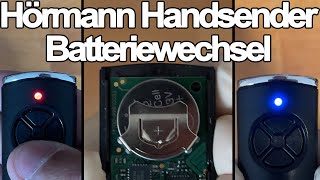 Hörmann Handsender Batteriewechsel - Garagentor