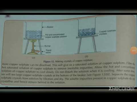 Crystallization Class 7 Science Youtube