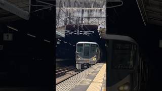 福知山線区間快速225系大阪駅行き武田尾駅到着