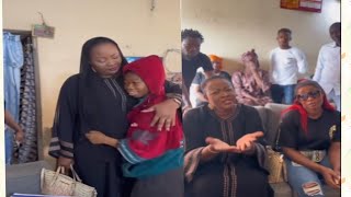 TATA NAOMIE ET VITALE RENDENT VISITE À LA FILLE ELLE A PERDU SA MAMAN