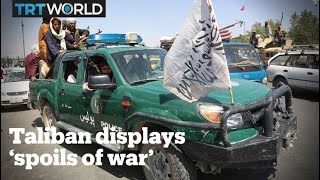 Taliban displays 'spoils of war'
