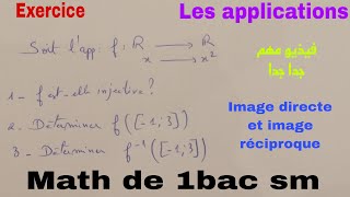 image directe et image reciproque par une application.....math de 1bac sm