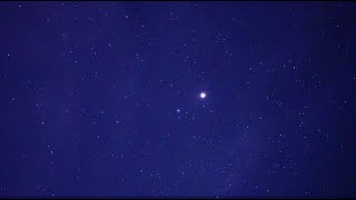 夏の大三角と国際宇宙ステーション（SONYα7SⅢリアルタイム動画）