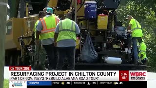 Resurfacing project in Chilton County