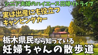 【栃木の散歩道】妊婦も喜ぶ栃木のウォーキングスポット＆ご褒美スイーツ店をご紹介　里帰り出産の娘と久しぶりの親子三人ドライブ