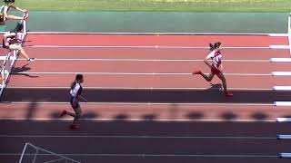 20210410山口県中学校春季陸上競技記録会 女子100mH1回目第1組